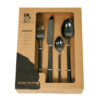 Eternum Nardo Black 4-persoons 16-delige Bestekset 4 Eternum Nardo Black 4-persoons 16-delige Bestekset