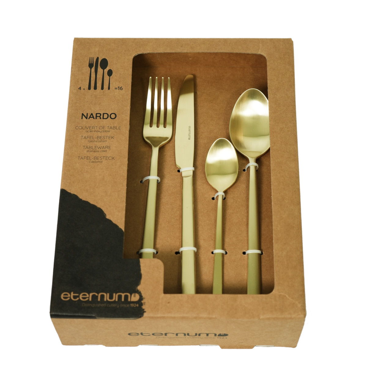 Eternum Nardo Champagne 4-persoons 16-delige Bestekset 1 Eternum Nardo Champagne 4-persoons 16-delige Bestekset